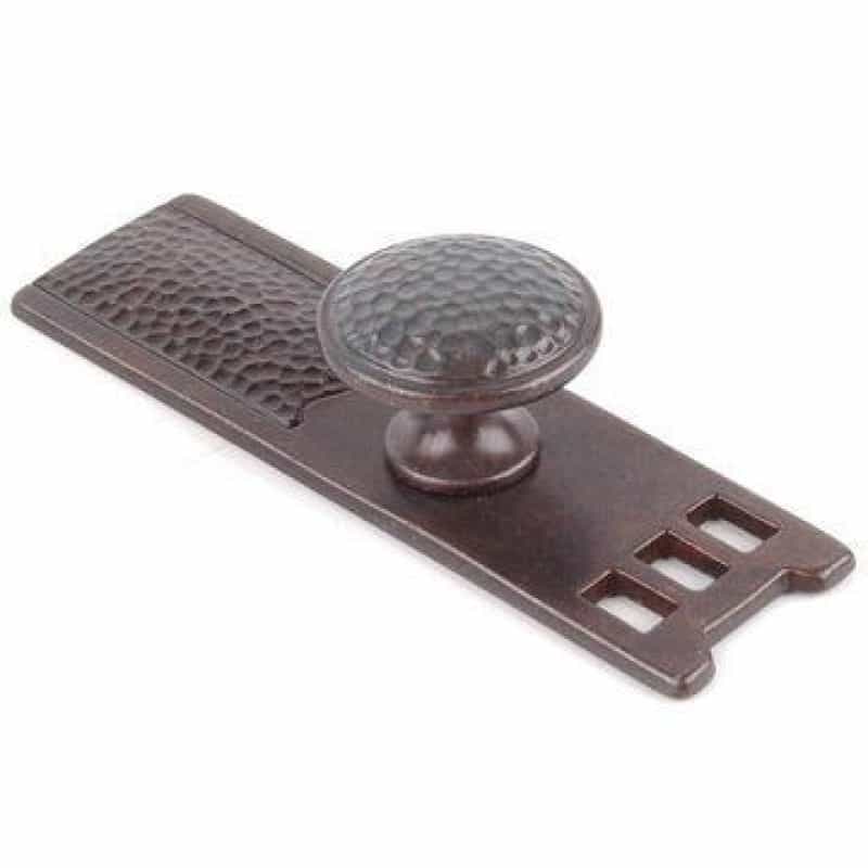 Marella Arts And Crafts Round Knob With Backplate