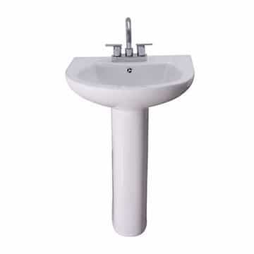Barclay Banks Pedestal Lavatory Sink