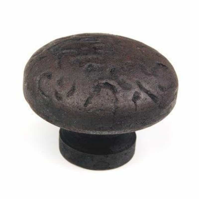 Restorers Rustic Iron 1 5/8 Inch Round Cabinet Knob