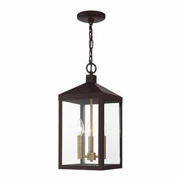 Livex Lighting Nyack 18 1/2 Inch Outdoor Pendant Lantern