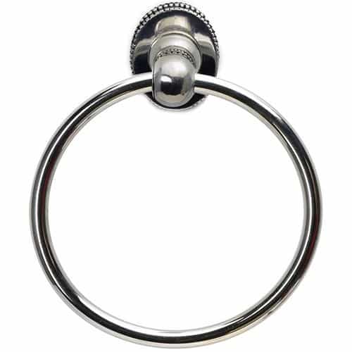Carpe Diem Classic Beaded Smooth Full Towel Ring