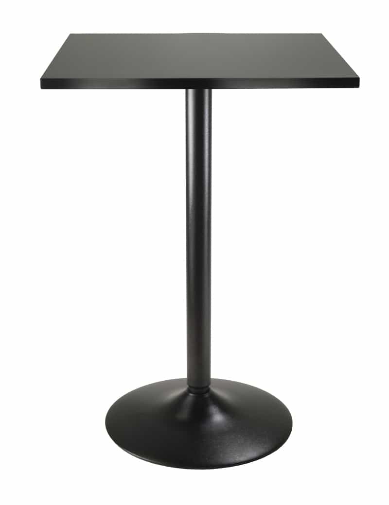 Obsidian Square Dining Table, Black