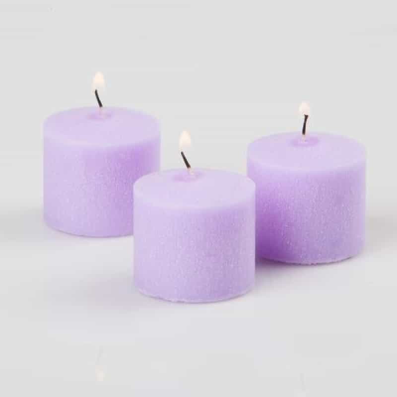 Richland Votive Candles Unscented Lavender 10 Hour Set Of 12