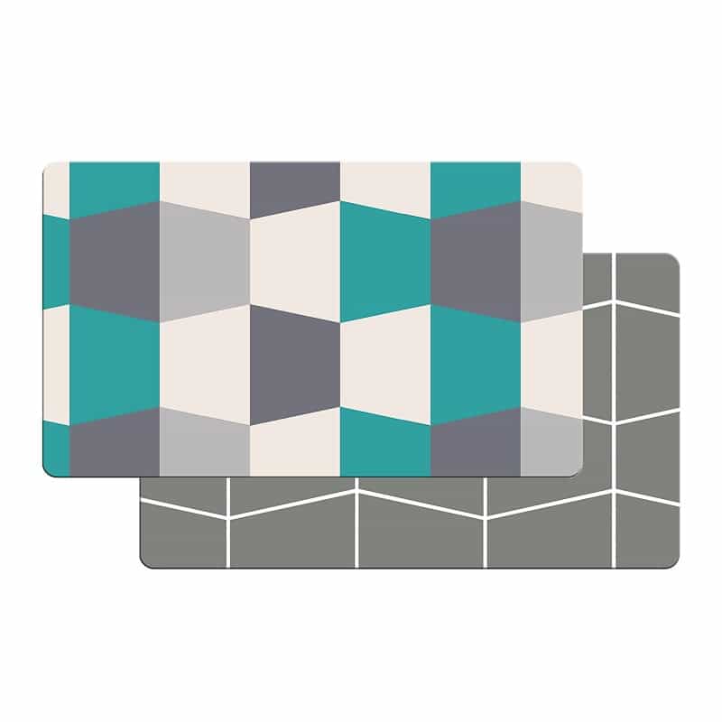 Anti-Slip Anti-Fatigue Memory Form Kitchen Comfort Mat, 18" X 30"