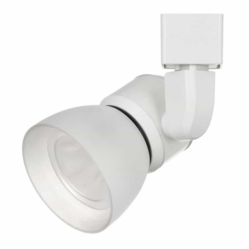 10W Integrated Led Track Fixture With Polycarbonate Head, White