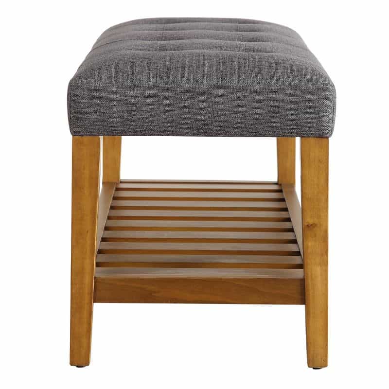 Wooden Bench, Gray & Oak