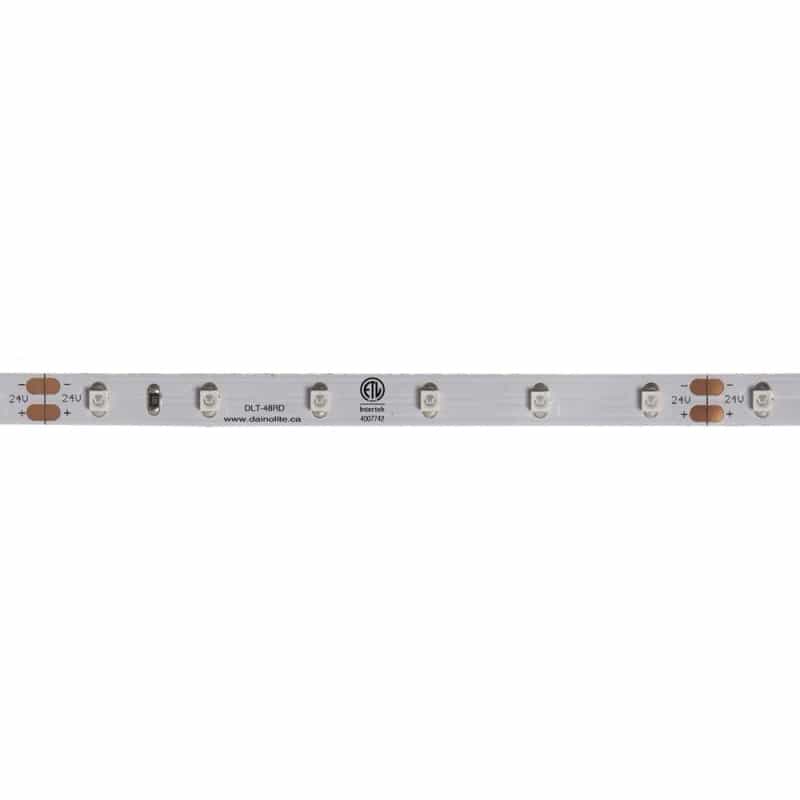Ip33 4.8W/M Red 24V Dc,5M 8Mm 60Led/M Le