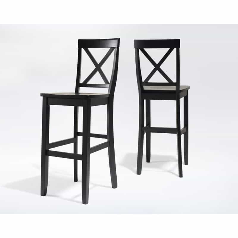 X-Back 2-Piece Bar Stool Set - 2 Stools