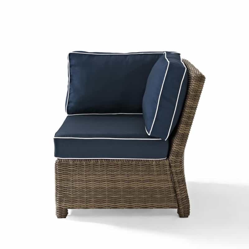 Bradenton Wicker Corner Outdoor Sectional Chair