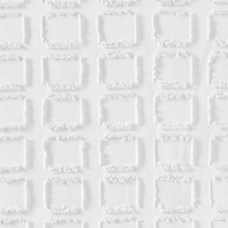 Woven Clipped Solid Shower Curtain