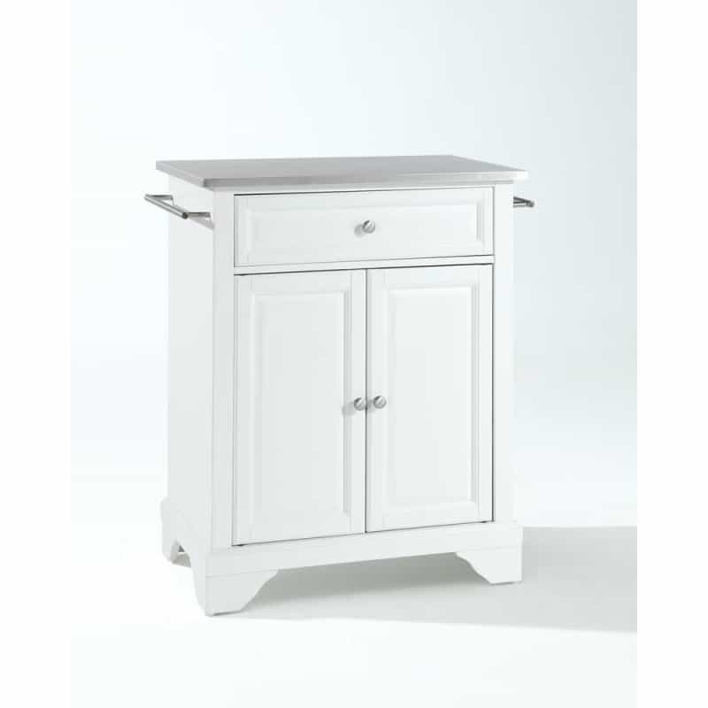 Lafayette Stainless Steel Top Portable Kitchen Island/Cart