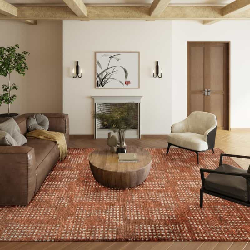 Eleanor Canyon Contemporary Geometric 10' X 14' Area Rug Canyon Aer31