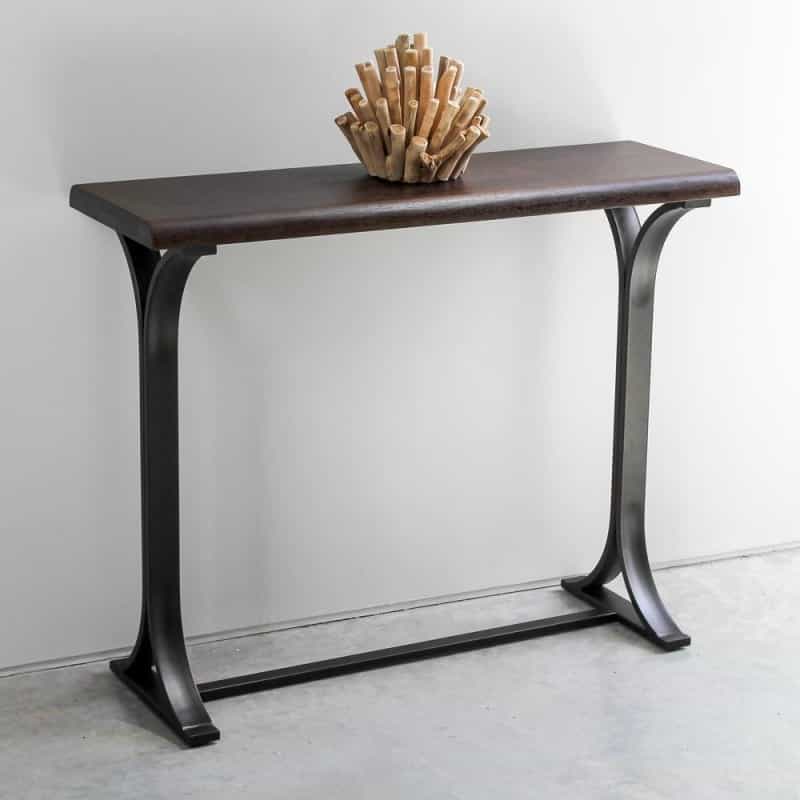 Hamburg Contemporary Contemporary Mdf/Metal Console Table