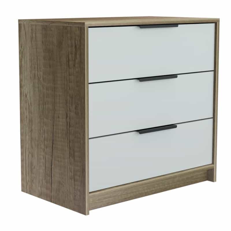 Egeo 3 Drawer Dresser White
