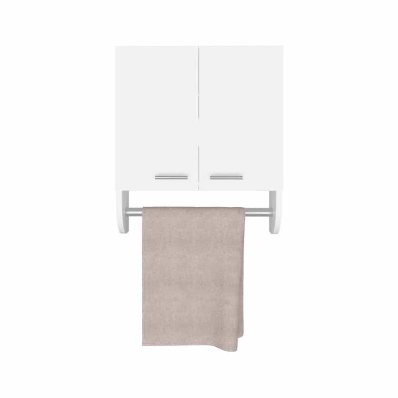Huslia Medicine Cabinet With 2 Shelves And 2 Doors, White