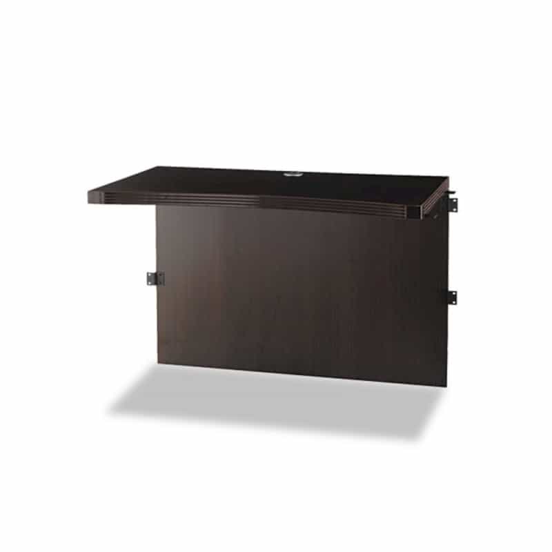 Aberdeen Series Laminate Contour Bridge, 42W X 24D X 29½H, Mocha