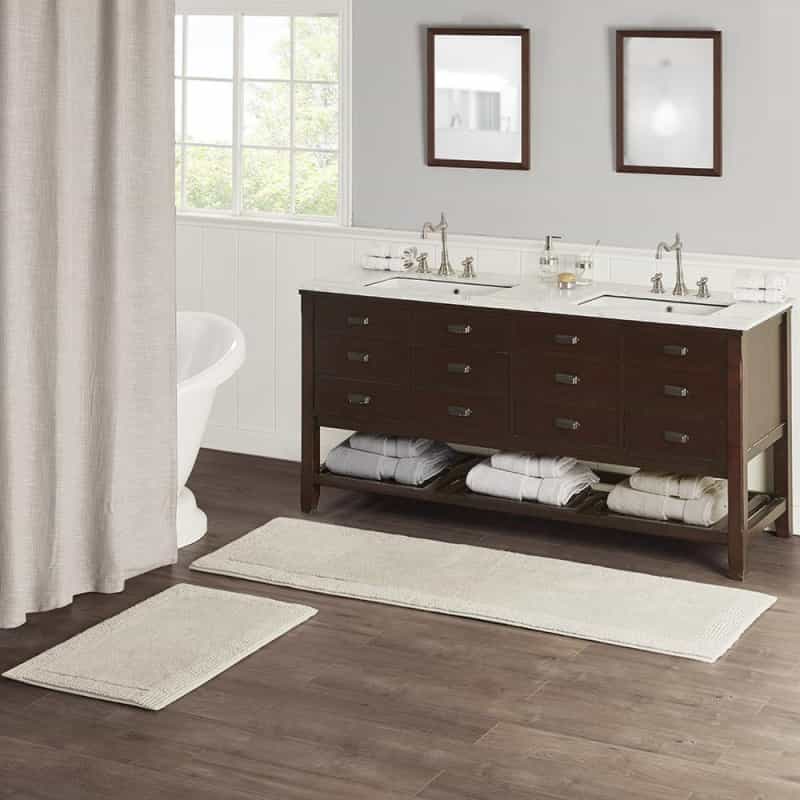 100% Cotton Tufted 3000 Gsm Reversible Bath Rug