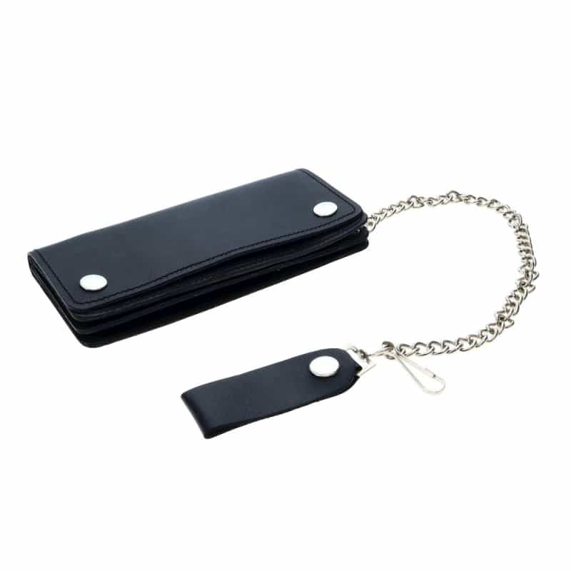 Blackcanyon Outfitters Bikers Wallet With Chain 7.5In Snap Closure Leather