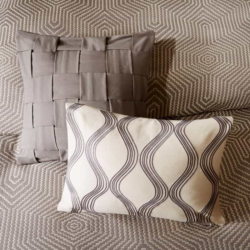 Shades Of Grey Comforter Set, Grey Color
