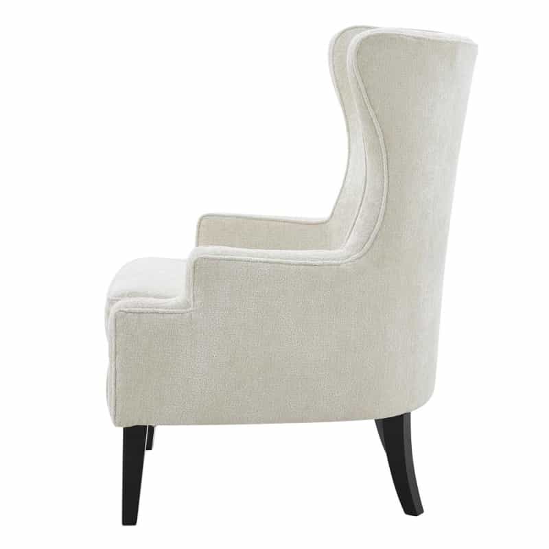 Clementine Fabric Wing Accent Arm Chair