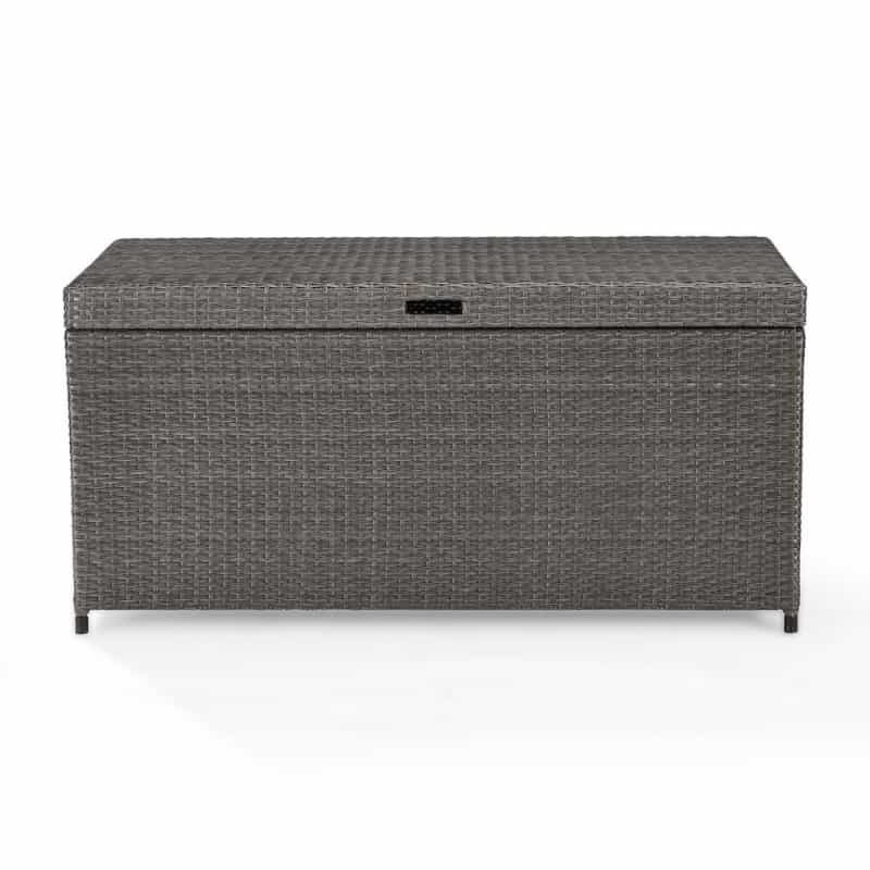 Palm Harbor Wicker Outdoor Storage Box