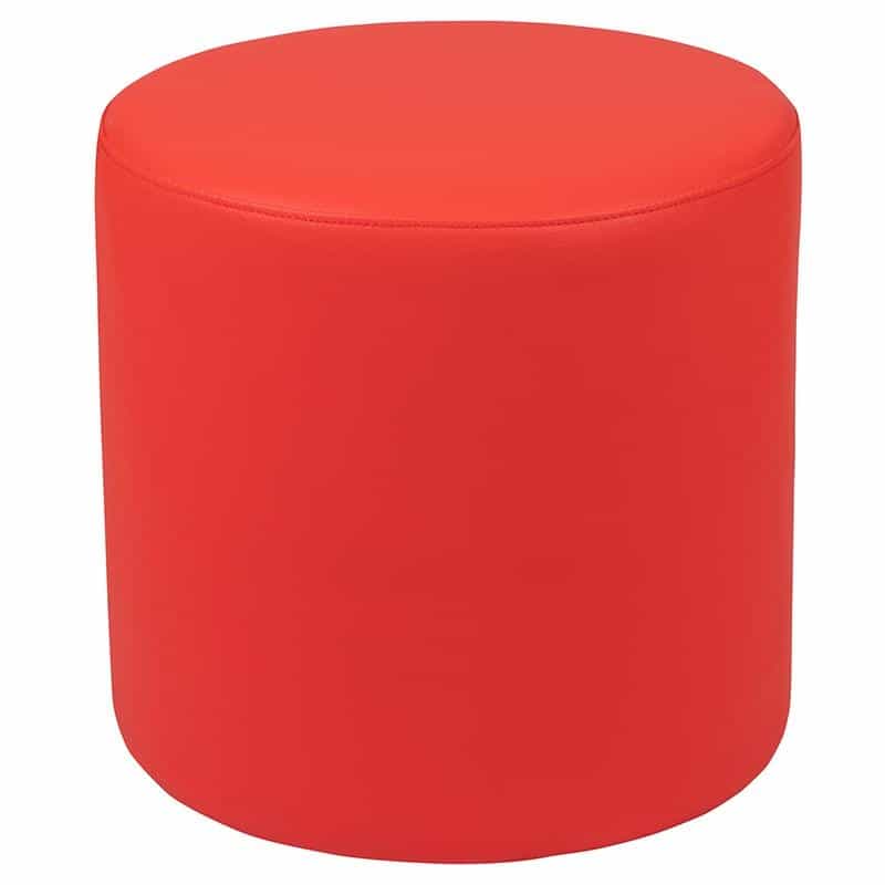 Soft Seating Circle For Classrooms And Common Spaces - 18" Seat Height (Red)