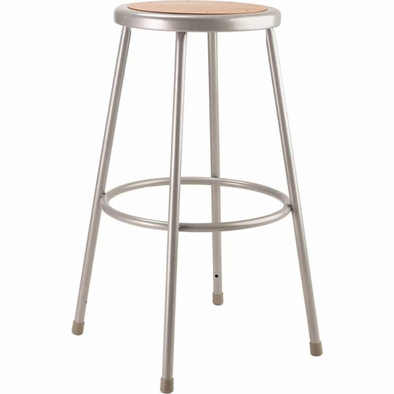 Nps® 30" Heavy Duty Steel Stool, Grey