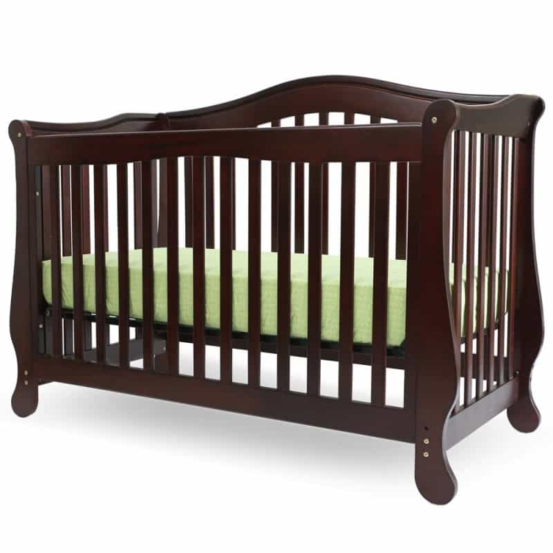 The Brentwood 4 In 1 Convertible Full Sized Wood Crib, Cherry