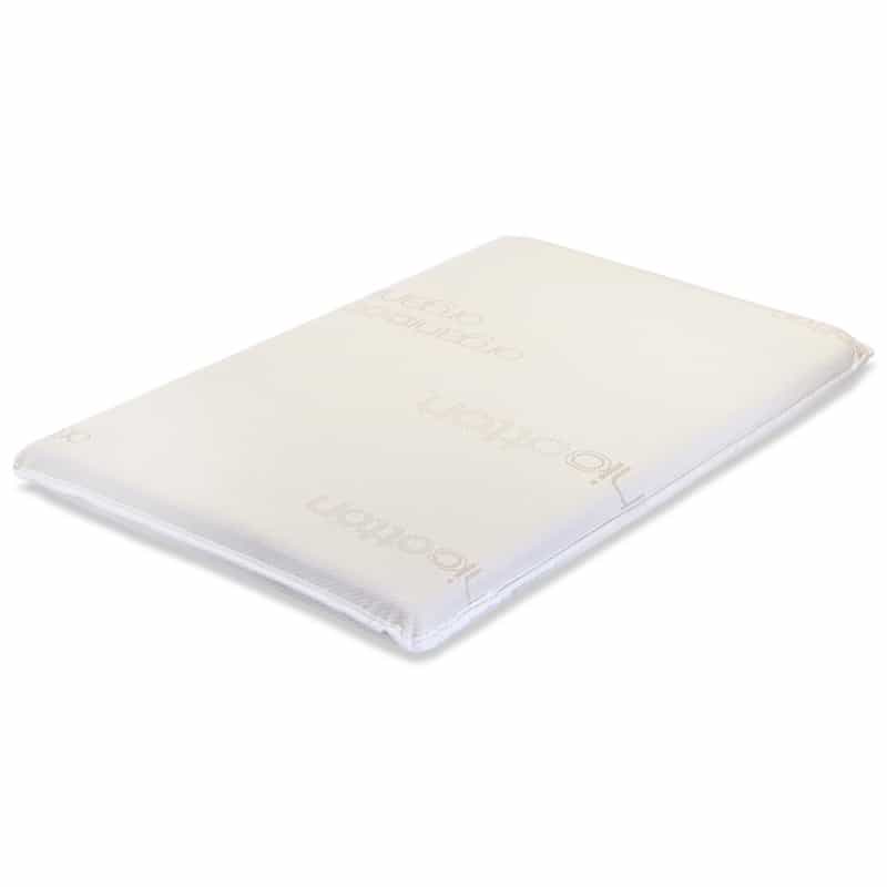 2" Mini/Portable Crib Mattress Pad With 100% Organic Cotton Top Layer On Waterproof Cover, For La Baby Non-Full Size Cribs Only