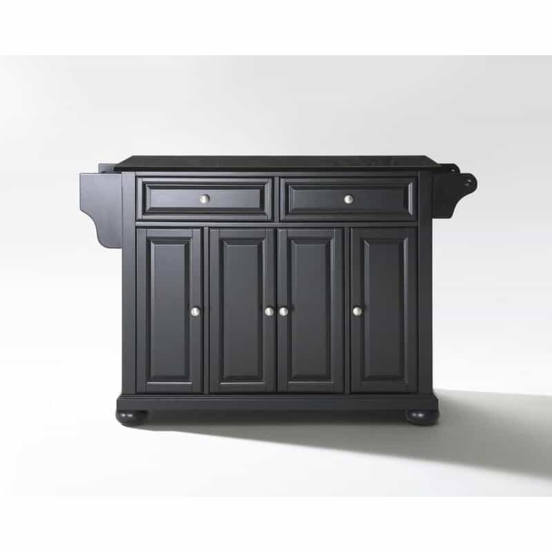Alexandria Granite Top Full Size Kitchen Island/Cart