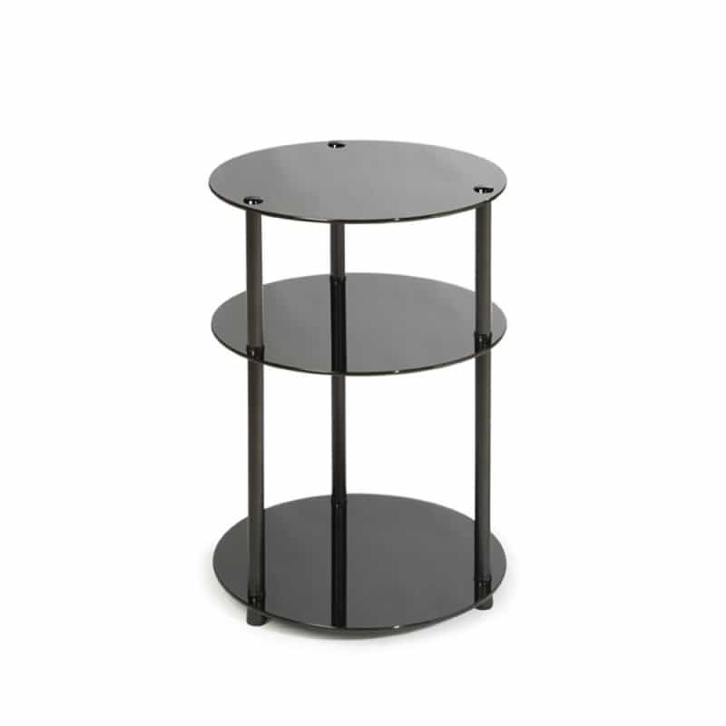 Designs2go Classic Glass 3 Tier Round Table