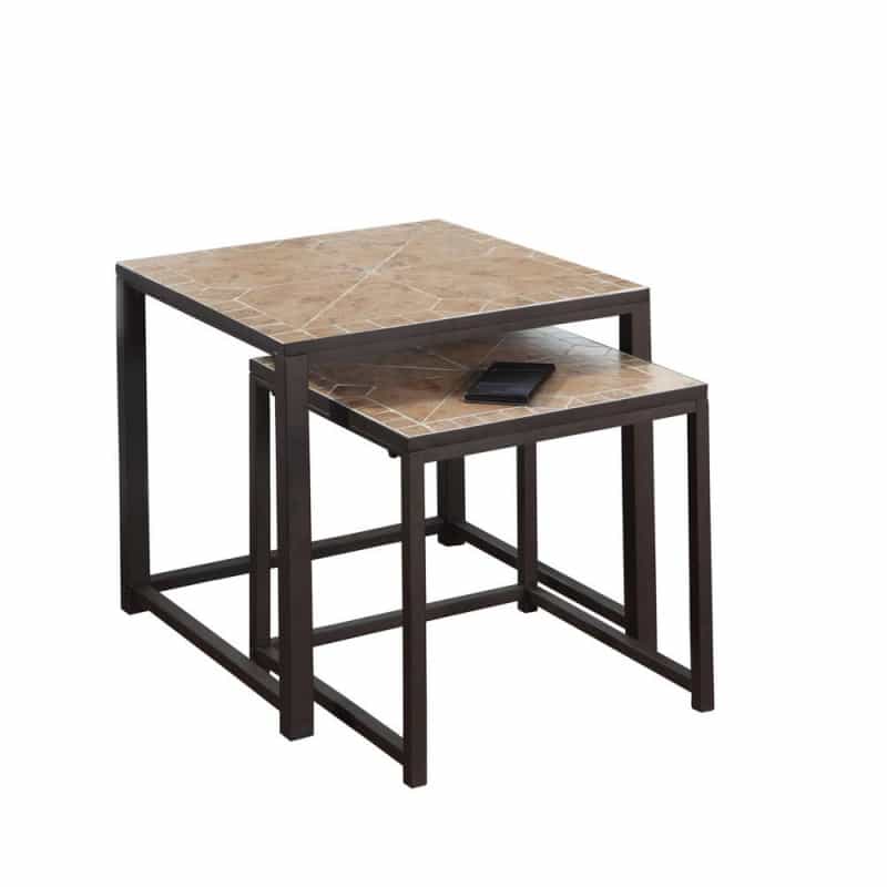 Nesting Table, Set Of 2, Side, End,