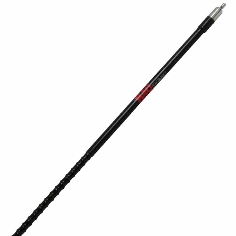 K40 Cb Radio Antenna Black 3-Foot 1000-Watt Superflex Tunable Fiberglass