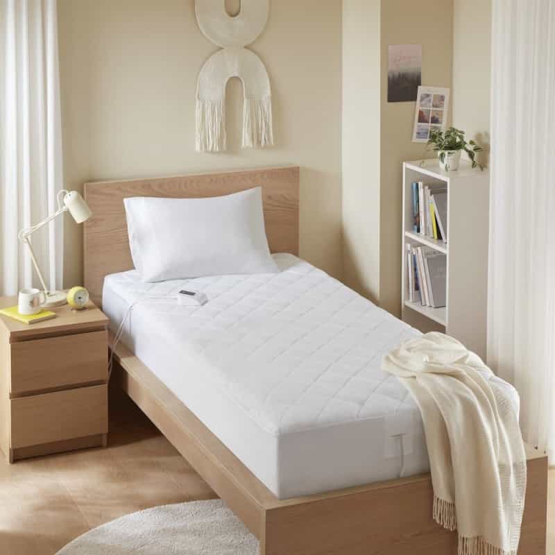Microfiber Zoned Heated Mattress Pad
