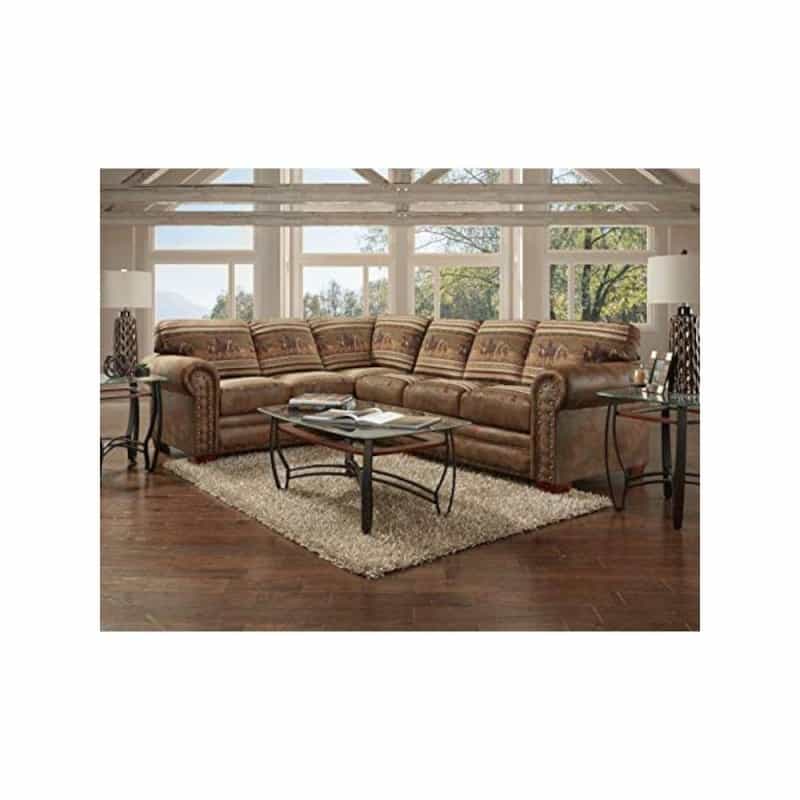 Wild Horses Two Piece Sectional Sofa