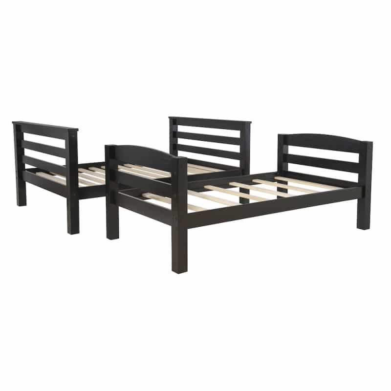 Levi Twin Full Bunk Black