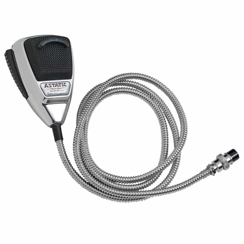 4-Pin Noise-Cancelling Cb Microphone Cb Radio Super-Flex Cord Mic (Chrome)
