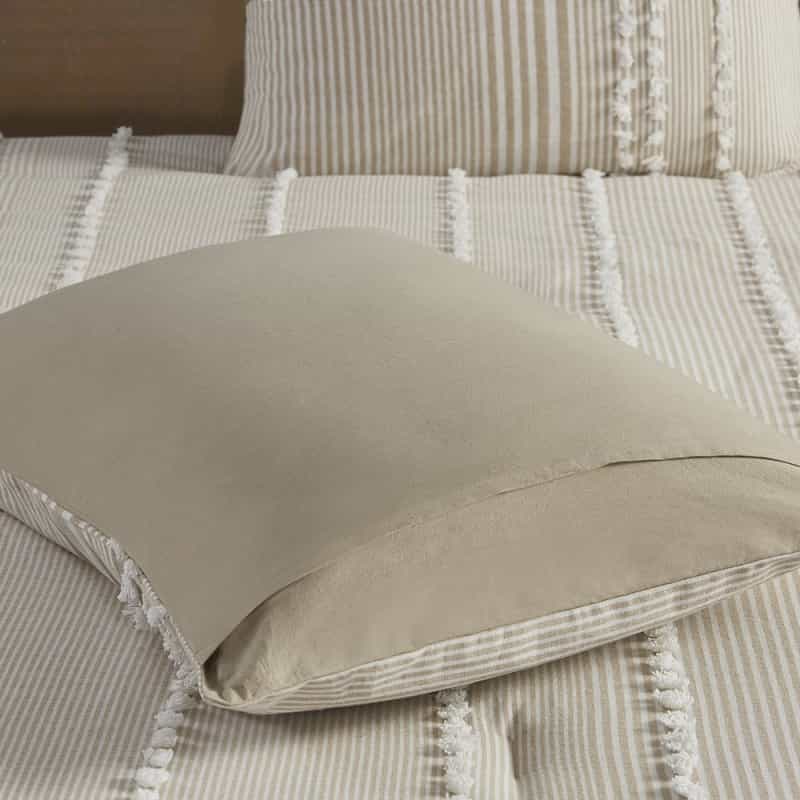3 Piece Cotton Yarn Dyed Comforter Set