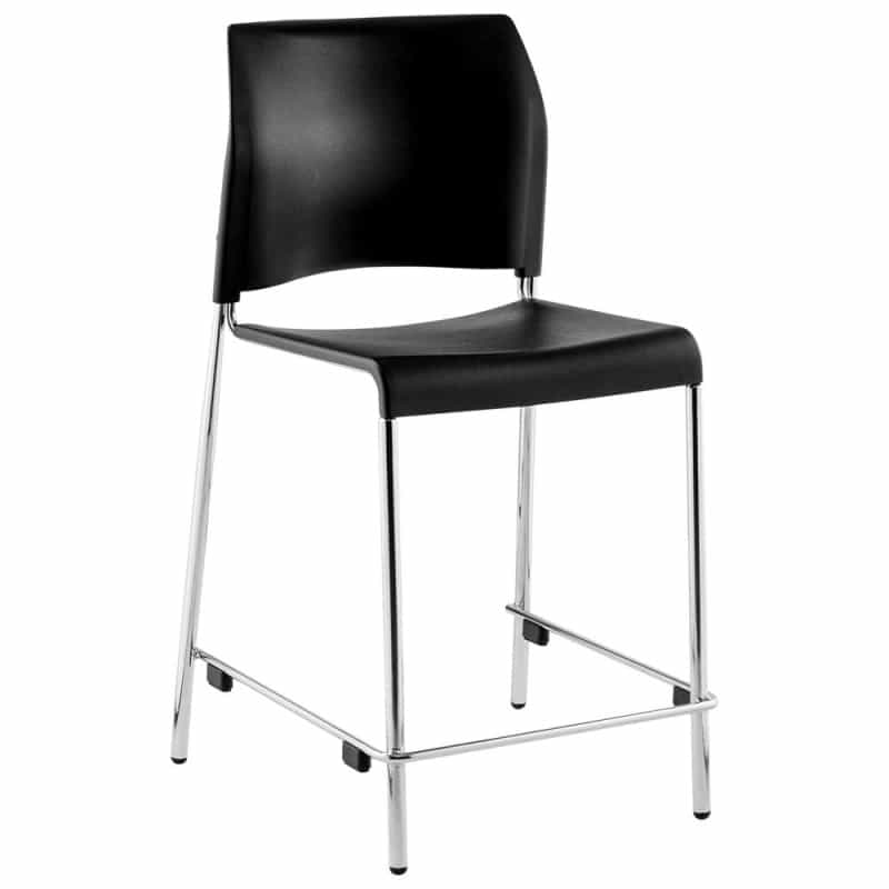 Nps® 8800 Series Cafetorium Plush Vinyl Stool, Counter Height