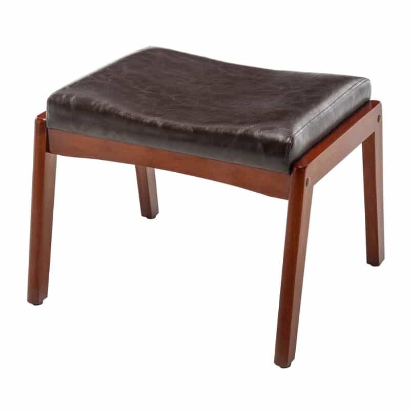 Designs4comfort Natalie Accent Ottoman Stool Espresso