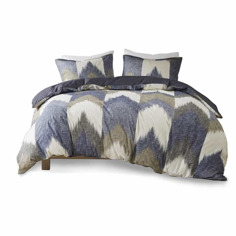 Alpine 3 Piece Duvet Cover Mini Set, Navy Color