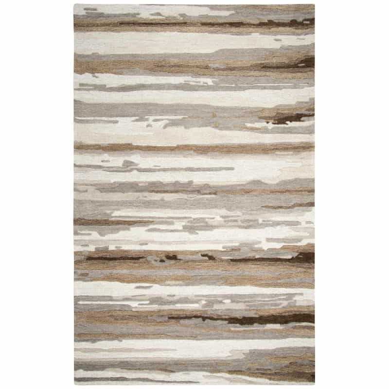 Hand Tufted Cut & Loop Pile Wool Rug, 10' X 13'