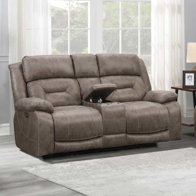 Aria Power Recliner Console - Desert Sand