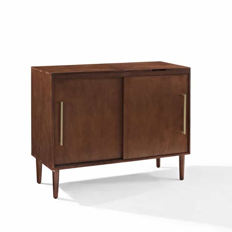 Everett Large Record Player Cabinet With Vinyl Storage
