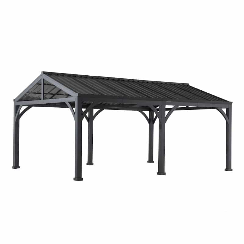 Newville Heavy Duty Outdoor Carport With Polycarbonate Gable Roof