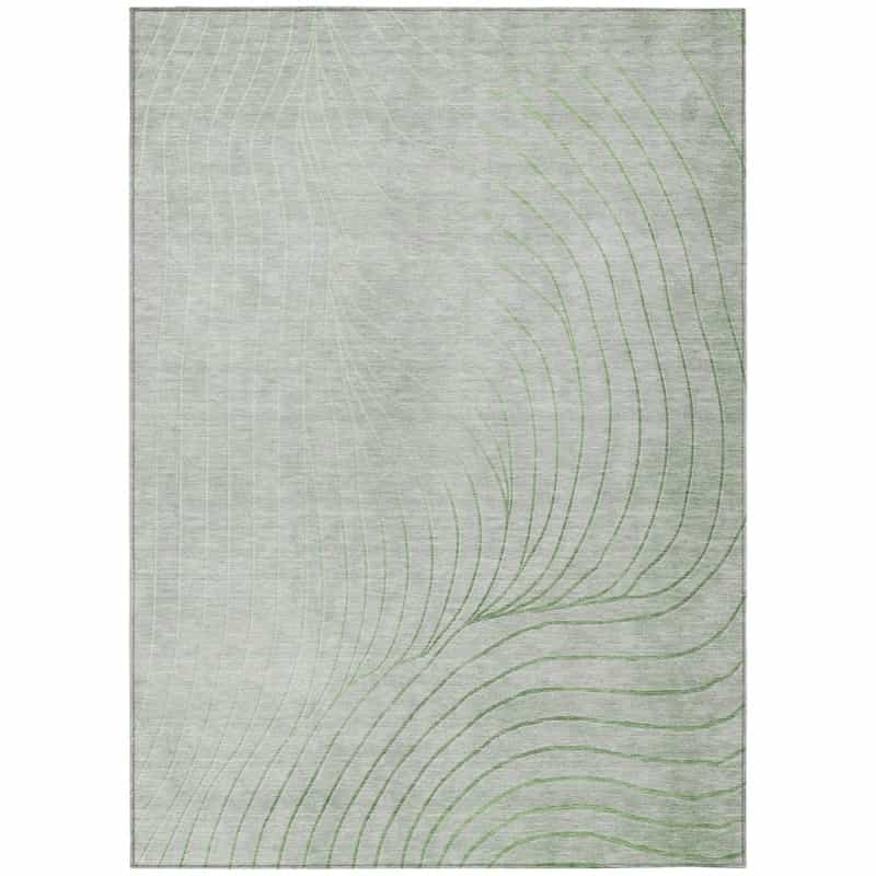 Machine Washable Indoor/Outdoor Chantille Acn2107 Aloe 2'6" X 3'10" Rug