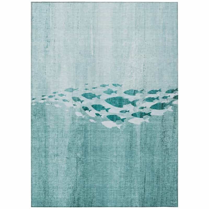 Chantille Acn627 Teal 5' X 7'6" Rug