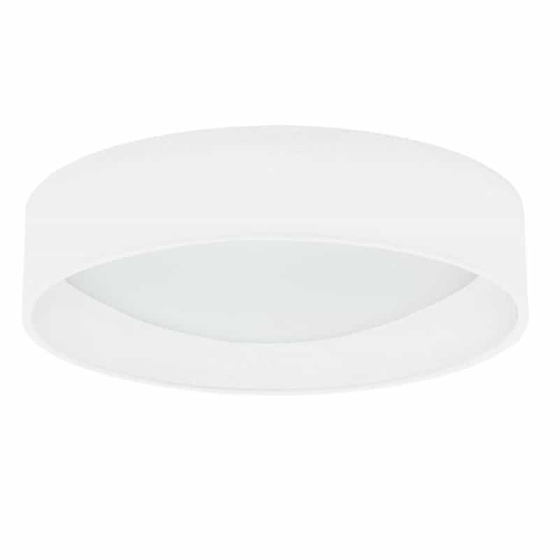 15" Flush Mount, Ivory Shade