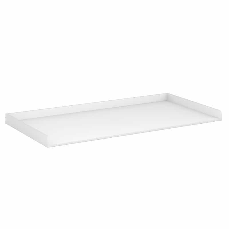 Washer Dryer Countertop, Washer And Dryer Topper, With Edge Rails, White