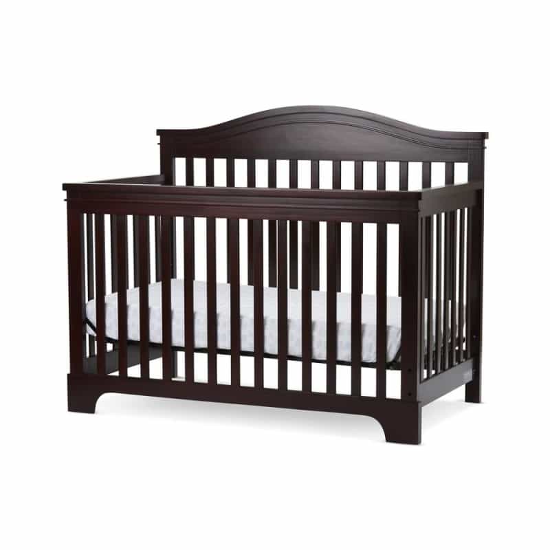 Solano Beach 4 In 1 Convertible Full Sized Wood Crib, Cherry